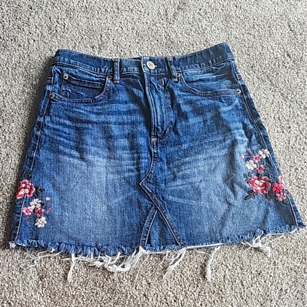 Express Jean Skirt